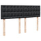 vidaXL Box Spring Bed with Mattress Black 140x190 cm Faux Leather
