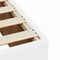 vidaXL Box Spring Bed with Mattress White 140x200 cm Faux Leather