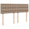 vidaXL Box Spring Bed with Mattress Cappuccino 160x200 cm Faux Leather