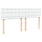 vidaXL Box Spring Bed with Mattress White 180x200 cm Faux Leather
