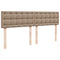 vidaXL Box Spring Bed with Mattress Cappuccino 180x200 cm Faux Leather