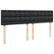 vidaXL Box Spring Bed with Mattress Black 200x200 cm Faux Leather