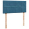 vidaXL Box Spring Bed with Mattress Dark Blue 80x200 cm Velvet