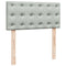 vidaXL Box Spring Bed with Mattress Light Grey 80x200 cm Velvet