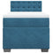vidaXL Box Spring Bed with Mattress Dark Blue 80x200 cm Velvet