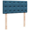 vidaXL Box Spring Bed with Mattress Dark Blue 80x200 cm Velvet
