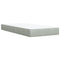 vidaXL Box Spring Bed with Mattress Light Grey 90x190 cm Velvet