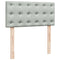vidaXL Box Spring Bed with Mattress Light Grey 90x190 cm Velvet
