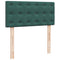 vidaXL Box Spring Bed with Mattress Dark Green 90x190 cm Velvet