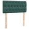 vidaXL Box Spring Bed with Mattress Dark Green 90x190 cm Velvet