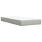 vidaXL Box Spring Bed with Mattress Light Grey 90x190 cm Velvet