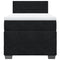 vidaXL Box Spring Bed with Mattress Black 90x190 cm Velvet