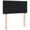 vidaXL Box Spring Bed with Mattress Black 90x200 cm Velvet
