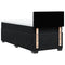 vidaXL Box Spring Bed with Mattress Black 90x200 cm Velvet