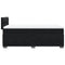 vidaXL Box Spring Bed with Mattress Black 90x200 cm Velvet