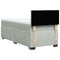 vidaXL Box Spring Bed with Mattress Light Grey 90x200 cm Velvet