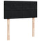 vidaXL Box Spring Bed with Mattress Black 90x200 cm Velvet