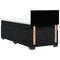 vidaXL Box Spring Bed with Mattress Black 90x200 cm Velvet
