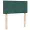 vidaXL Box Spring Bed with Mattress Dark Green 100x200 cm Velvet