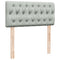 vidaXL Box Spring Bed with Mattress Light Grey 100x200 cm Velvet