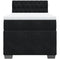 vidaXL Box Spring Bed with Mattress Black 100x200 cm Velvet