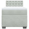 vidaXL Box Spring Bed with Mattress Light Grey 100x200 cm Velvet