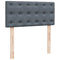 vidaXL Box Spring Bed with Mattress Dark Grey 100x200 cm Velvet