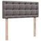 vidaXL Box Spring Bed with Mattress Grey 120x190 cm Small Double Faux Leather