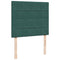 vidaXL Box Spring Bed with Mattress Dark Green 120x190 cm Small Double Velvet