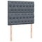 vidaXL Box Spring Bed with Mattress Dark Grey 120x190 cm Small Double Velvet
