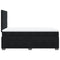 vidaXL Box Spring Bed with Mattress Black 120x200 cm Velvet