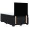 vidaXL Box Spring Bed with Mattress Black 120x200 cm Velvet