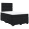 vidaXL Box Spring Bed with Mattress Black 120x200 cm Velvet