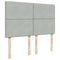 vidaXL Box Spring Bed with Mattress Light Grey 140x190 cm Velvet
