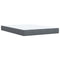 vidaXL Box Spring Bed with Mattress Dark Grey 140x190 cm Velvet