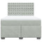 vidaXL Box Spring Bed with Mattress Light Grey 140x190 cm Velvet