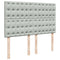 vidaXL Box Spring Bed with Mattress Light Grey 140x190 cm Velvet