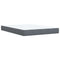 vidaXL Box Spring Bed with Mattress Dark Grey 140x190 cm Velvet