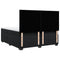 vidaXL Box Spring Bed with Mattress Black 200x200 cm Velvet