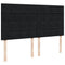 vidaXL Box Spring Bed with Mattress Black 200x200 cm Velvet