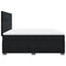 vidaXL Box Spring Bed with Mattress Black 200x200 cm Velvet