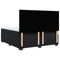 vidaXL Box Spring Bed with Mattress Black 200x200 cm Velvet