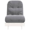 vidaXL Futon Sofa Bed with Mattress White 60x206x11 cm Solid Wood Pine