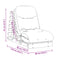 vidaXL Futon Sofa Bed with Mattress 60x206x11 cm Solid Wood Douglas