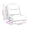 vidaXL Futon Sofa Bed with Mattress 70x206x11 cm Impregnated Wood Pine