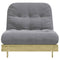 vidaXL Futon Sofa Bed with Mattress 80x206x11 cm Impregnated Wood Pine