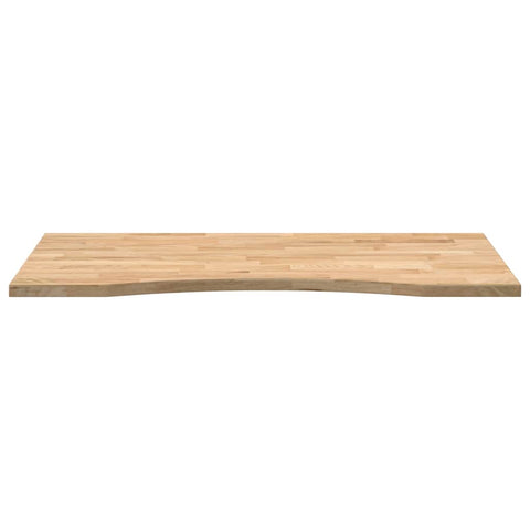 vidaXL Desk Top Untreated 100x60x2.5 cm Solid Wood Oak Rectangular