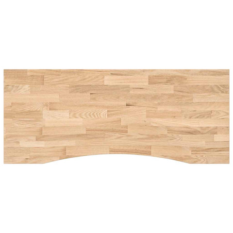vidaXL Desk Top Untreated 120x60x2.5 cm Solid Wood Oak Rectangular