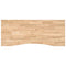 vidaXL Desk Top Untreated 120x60x2.5 cm Solid Wood Oak Rectangular
