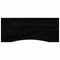 vidaXL Desk Top Dark Brown 120x50x2.5 cm Solid Wood Oak Rectangular